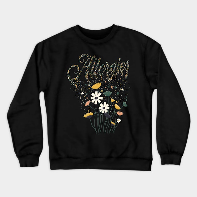 Allergies Crewneck Sweatshirt by Zachterrelldraws